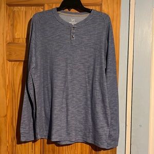 Mens long sleeve light blue shirt
